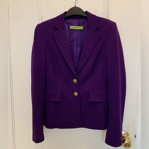 Versace Jeans purple blazer. Size 4 U.S.